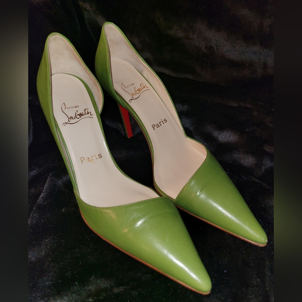 Christian Louboutin Green Pumps